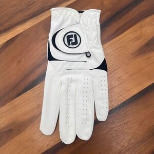 FootJoy FJ CML Mens Golf Glove White Black Left Hand Size Large‎